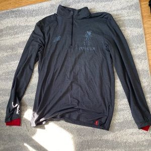 New Balance Liverpool FC 1/4 zip training top. Hardly worn, terrific condition